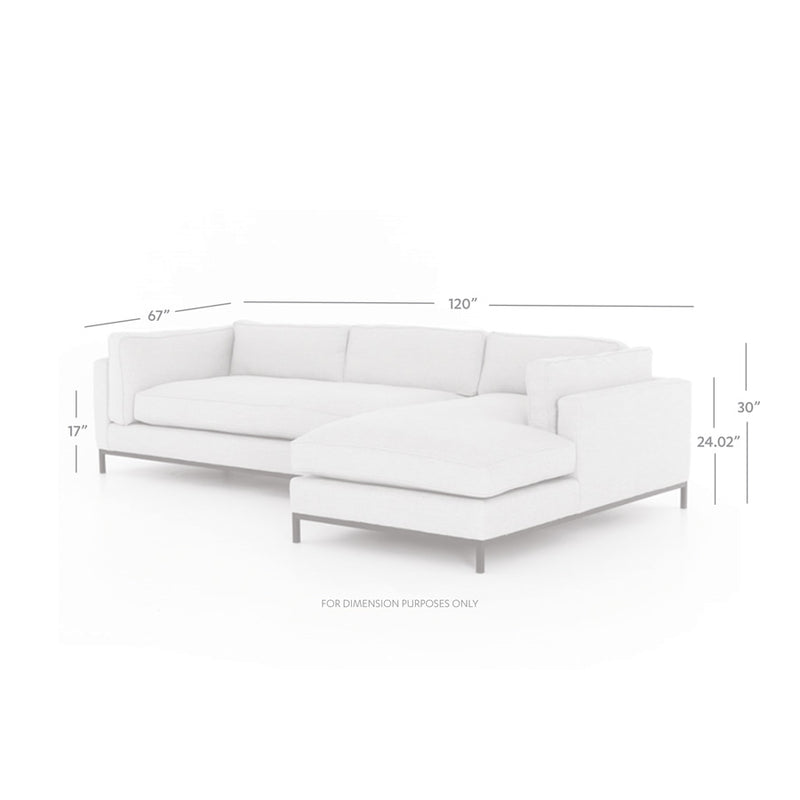 GRAMMERCY 2-PIECE CHAISE SECTIONAL